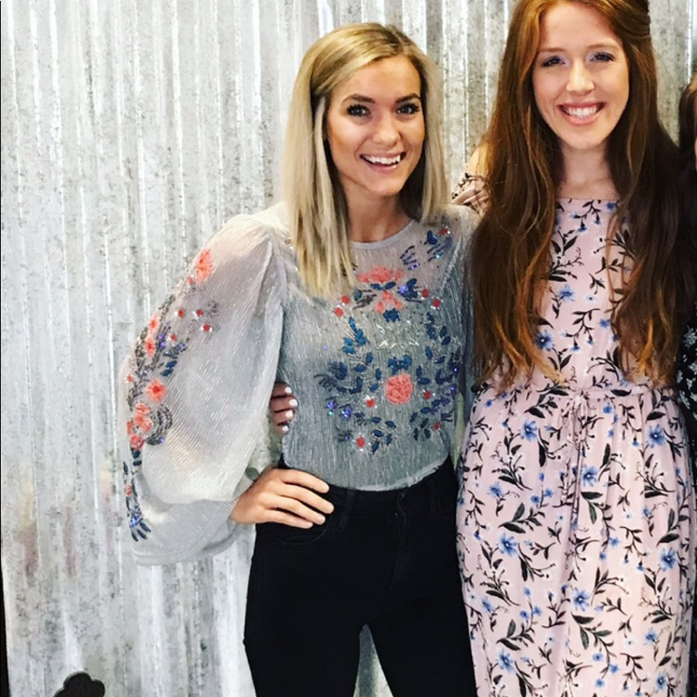 Free People Sequin Top